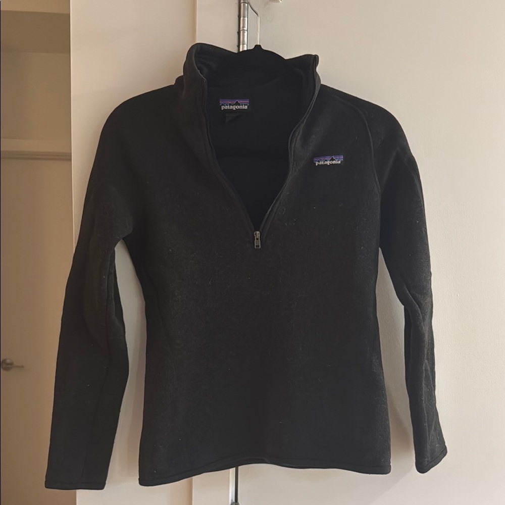 Patagonia Black Quarter-Zip Fleece